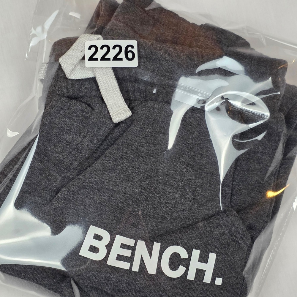 Bench Fleece Jogger Sweatpants Kids XL 14/16 Gray Logo Drawstring Cotton Blend - Picture 8 of 9